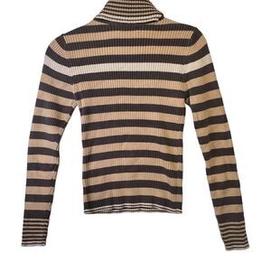 Y2k vtg M ribbed long sleeved sweater, turtleneck
